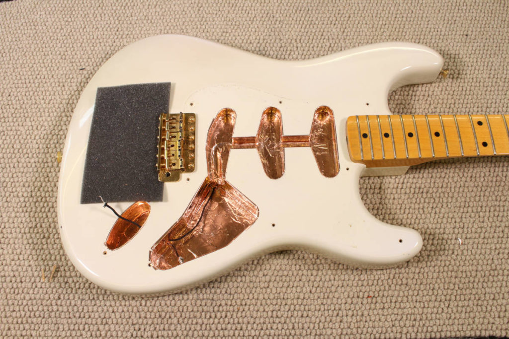 Shielding a Stratocaster Flame Guitars