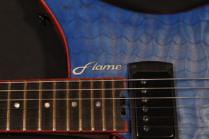 headless guitar Flame Guitars