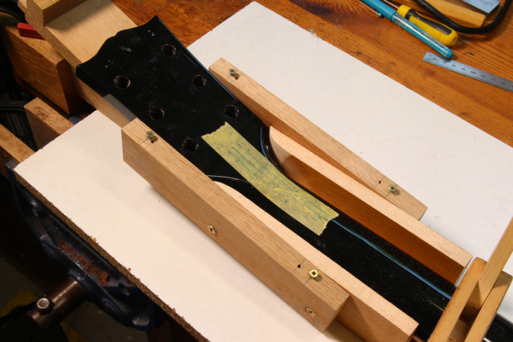 Les Paul neck repair Flame Guitars