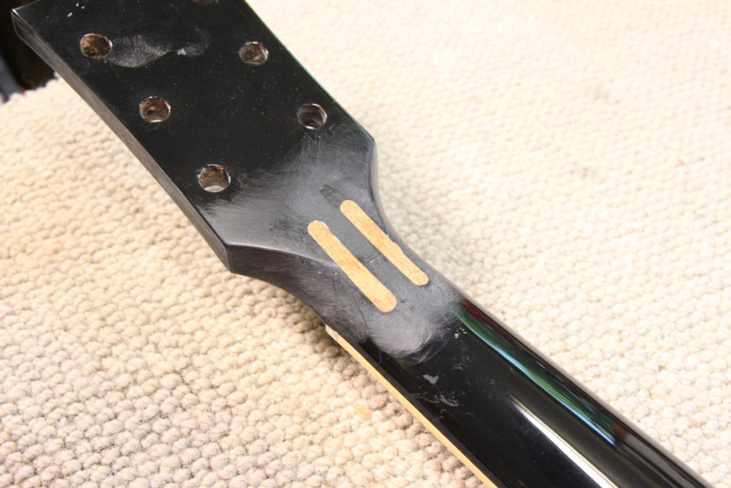 Les Paul neck repair Flame Guitars