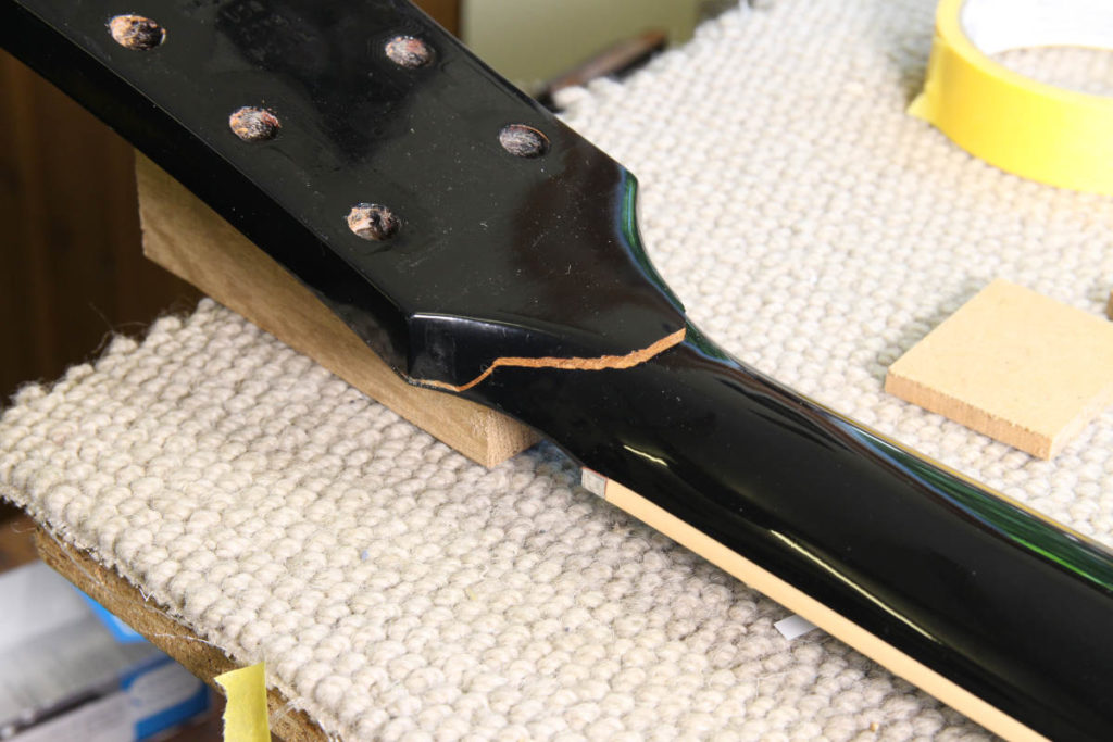 Les Paul Neck Repair Flame Guitars