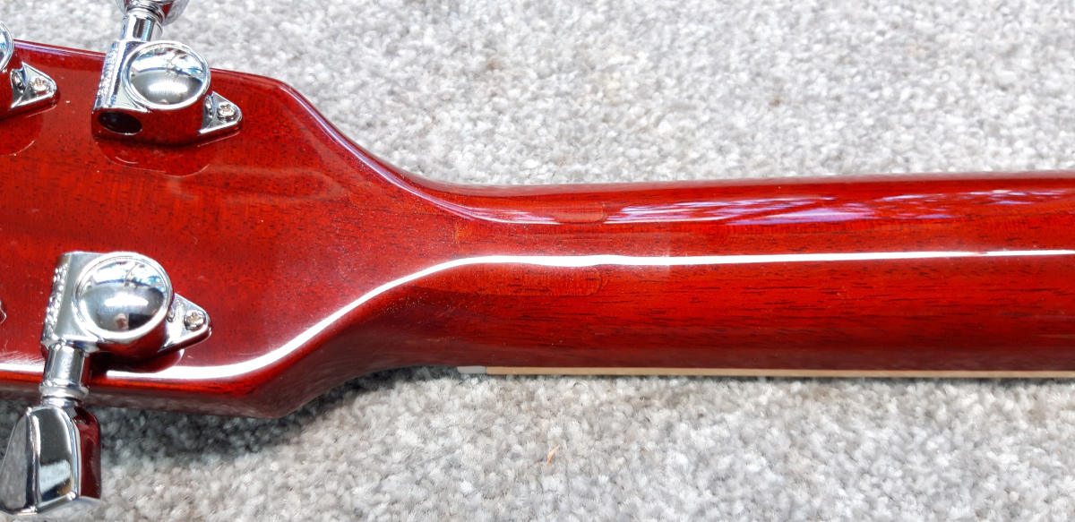 Another Les Paul neck break repair Flame Guitars